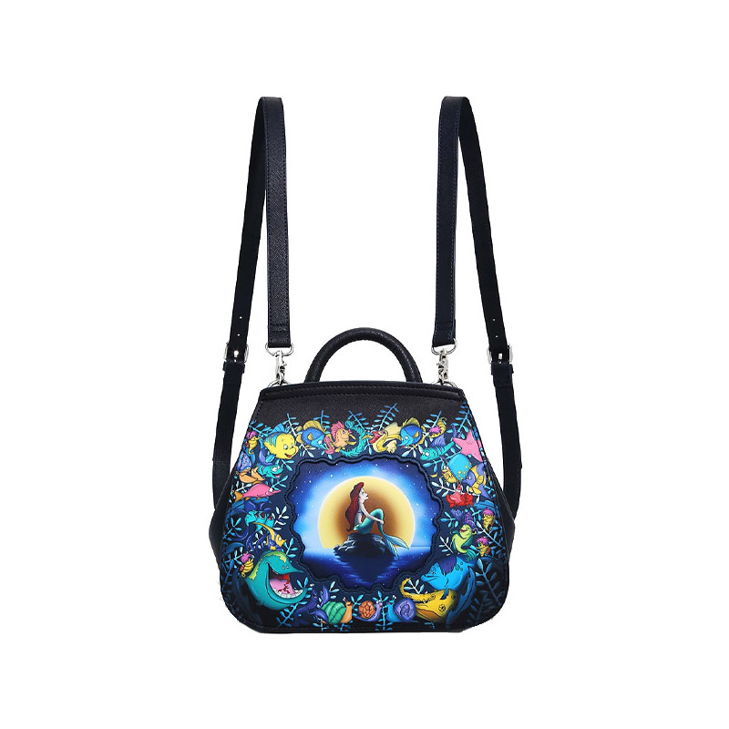 SAC A DOS CONVERTIBLE UNDER THE SEA MOONLIGHT / ARIEL / LOUNGEFLY