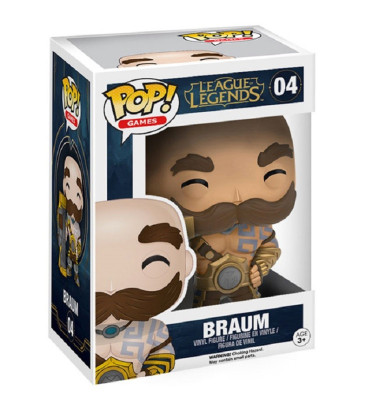 BRAUM / LEAGUE OF LEGENDS / FIGURINE FUNKO POP BRAUM / LEAGUE OF LEGENDS / FIGURINE FUNKO POP