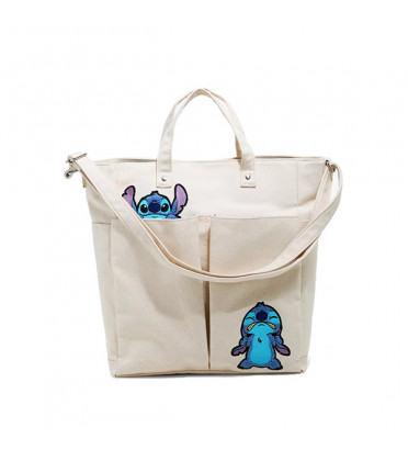 TOTE BAG TISSU STITCH / LILO ET STITCH / LOUNGEFLY