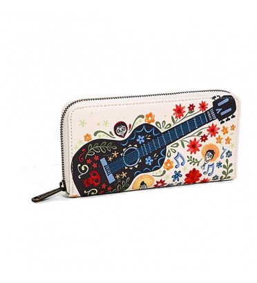 PORTEFEUILLE GUITARE BRODERIE / COCO / LOUNGEFLY