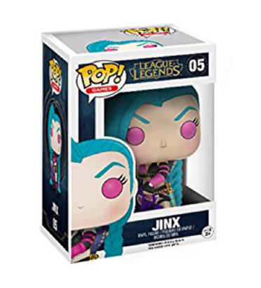 JINX / LEAGUE OF LEGENDS / FIGURINE FUNKO POP JINX / LEAGUE OF LEGENDS / FIGURINE FUNKO POP