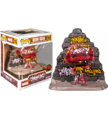 IRON MAN GRAFFITI DECO / MARVEL / FIGURINE FUNKO POP / EXCLUSIVE SPECIAL EDITION