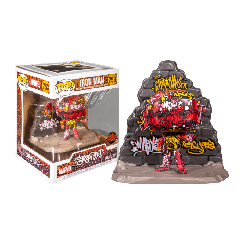 IRON MAN GRAFFITI DECO / MARVEL / FIGURINE FUNKO POP / EXCLUSIVE SPECIAL EDITION