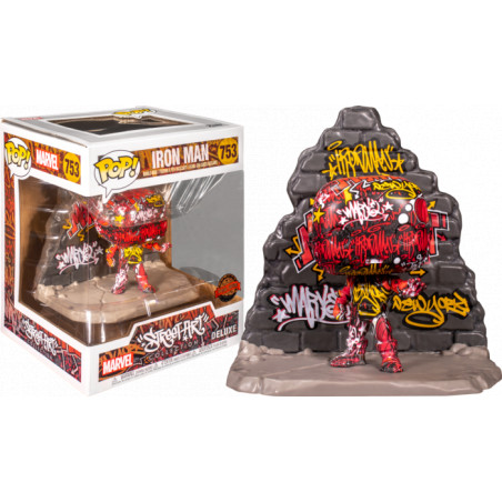 IRON MAN GRAFFITI DECO / MARVEL / FIGURINE FUNKO POP / EXCLUSIVE SPECIAL EDITION