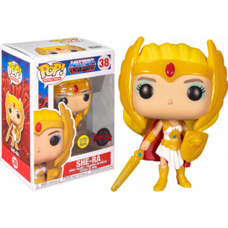 SHE-RA / LES MAITRES DE L'UNIVERS / FIGURINE FUNKO POP / EXCLUSIVE SPECIAL EDITION / GITD