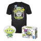 T-SHIRT L AVEC POP ALIEN REMIX AS BUZZ / ALIEN REMIX / FIGURINE FUNKO POP