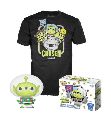 T-SHIRT XL AVEC POP ALIEN REMIX AS BUZZ / ALIEN REMIX / FIGURINE FUNKO POP T-SHIRT XL AVEC POP ALIEN REMIX AS BUZZ / ALIEN REMIX / FIGURINE FUNKO POP