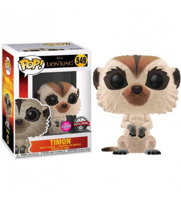 TIMON / LE ROI LION / FIGURINE FUNKO POP / EXCLUSIVE SPECIAL EDITION / FLOCKED