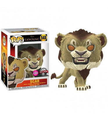 SCAR / LE ROI LION / FIGURINE FUNKO POP / EXCLUSIVE SPECIAL EDITION / FLOCKED