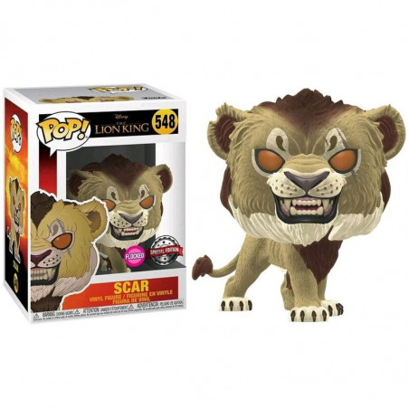 SCAR / LE ROI LION / FIGURINE FUNKO POP / EXCLUSIVE SPECIAL EDITION / FLOCKED