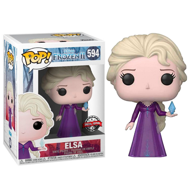 Figurine Elsa In Nightgown / La Reine Des Neiges / Funko Pop Disney 594 /  Exclusive Spécial Edition