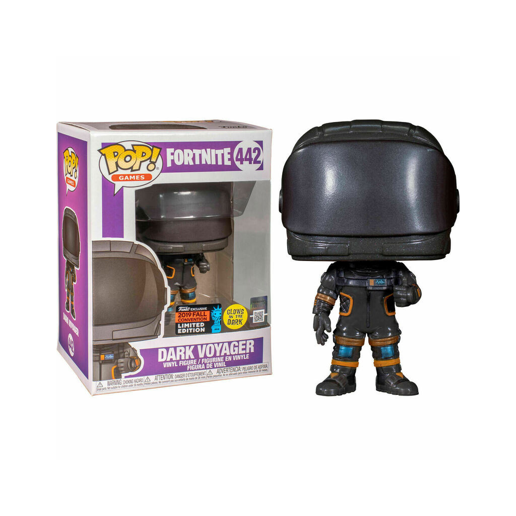 Figurine Dark Voyager Metallic / Fortnite / Funko Pop Games 442 / Exclusive  NYCC 2019 / GITD