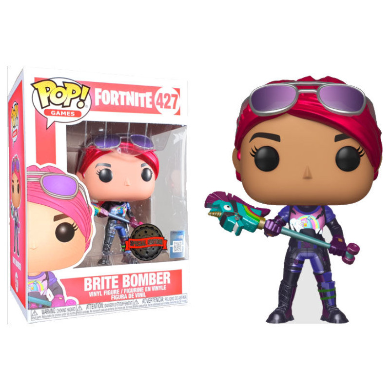 BRITE BOMBER METALLIC / FORTNITE / FIGURINE FUNKO POP / EXCLUSIVE SPECIAL EDITION