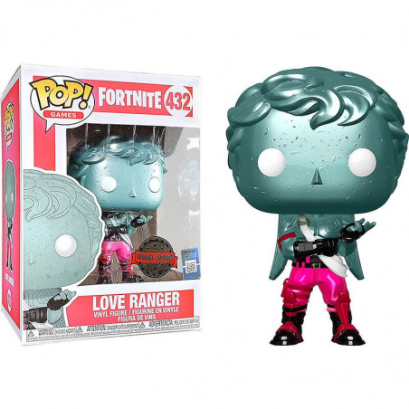 LOVE RANGER METALLIC / FORTNITE / FIGURINE FUNKO POP / EXCLUSIVE SPECIAL EDITION