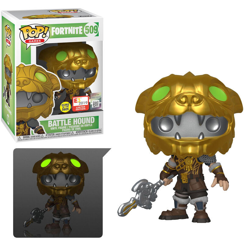 BATTLE HOUND / FORTNITE / FIGURINE FUNKO POP / EXCLUSIVE E3