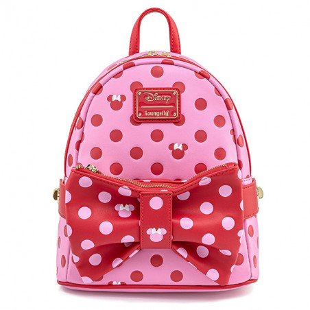 MINI SAC DOS MINNIE PINK BOW / MICKEY MOUSE / LOUNGEFLY