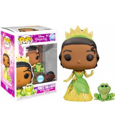 PRINCESS TIANA AND NAVEEN / LA PRINCESSE ET LA GRENOUILLE / FIGURINE FUNKO POP / EXCLUSIVE SPECIAL EDITION / GLITTER