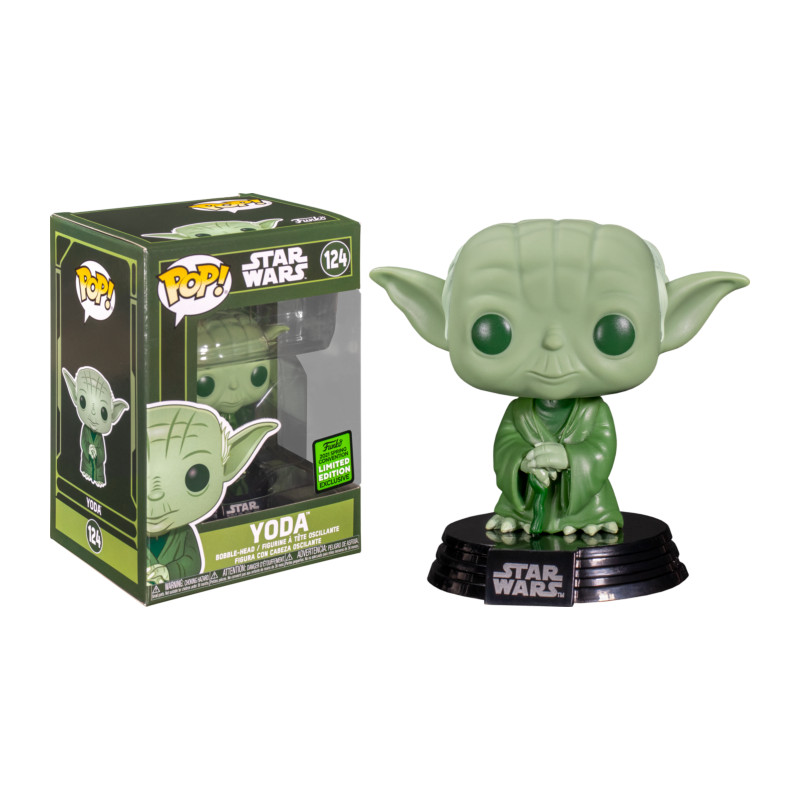 YODA MILITARY GREEN / STAR WARS / FIGURINE FUNKO POP / EXCLUSIVE ECCC 2021