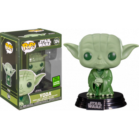 YODA MILITARY GREEN / STAR WARS / FIGURINE FUNKO POP / EXCLUSIVE ECCC 2021