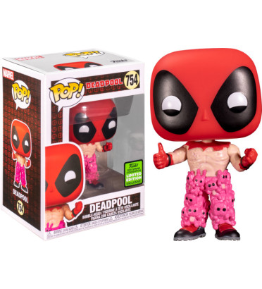 DEADPOOL WITH TEDDY BELT / DEADPOOL / FIGURINE FUNKO POP / EXCLUSIVE ECCC 2021 DEADPOOL WITH TEDDY BELT / DEADPOOL / FIGURINE FUNKO POP / EXCLUSIVE ECCC 2021