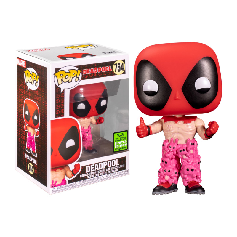 DEADPOOL WITH TEDDY BELT / DEADPOOL / FIGURINE FUNKO POP / EXCLUSIVE ECCC 2021