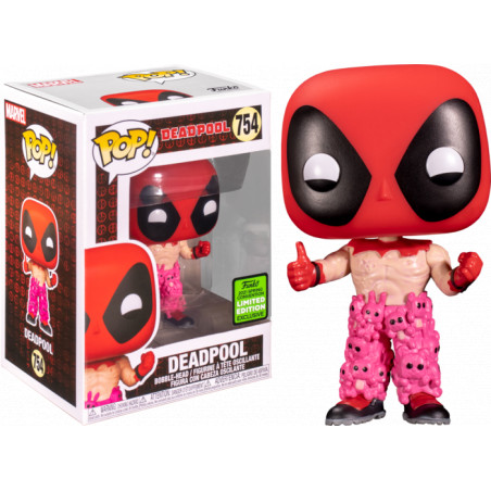 DEADPOOL WITH TEDDY BELT / DEADPOOL / FIGURINE FUNKO POP / EXCLUSIVE ECCC 2021