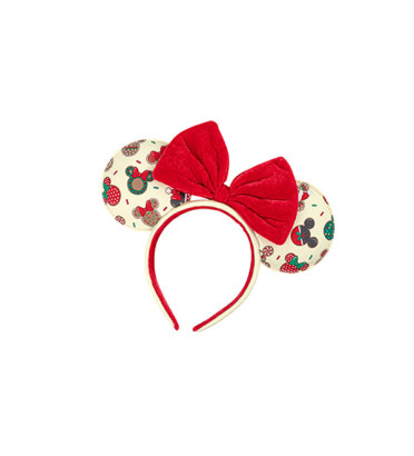 SERRE TETE MICKEY ET MINNIE MOUSE XMAS COOKIES / MICKEY MOUSE / LOUNGEFLY SERRE TETE MICKEY ET MINNIE MOUSE XMAS COOKIES / MICKEY MOUSE / LOUNGEFLY