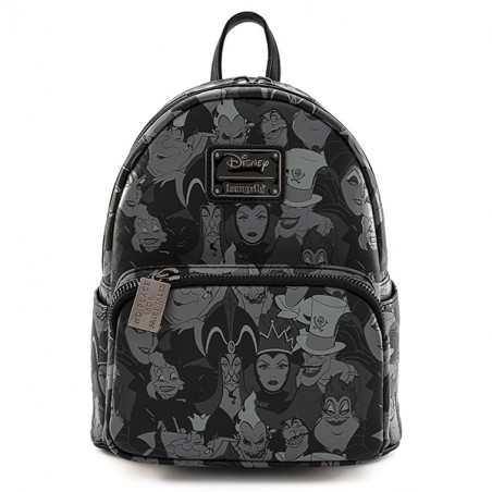 MINI SAC A DOS VILLAINS BLACK AND WHITE / DISNEY / LOUNGEFLY