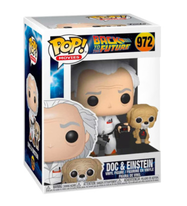 DOC ET EINSTEIN / RETOUR VERS LE FUTUR / FIGURINE FUNKO POP / EXCLUSIVE SPECIAL EDITION