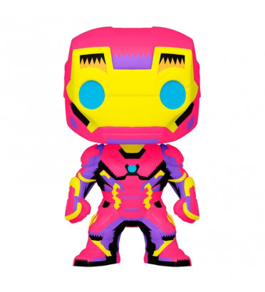 IRON MAN / BLACK LIGHT / FIGURINE FUNKO POP / EXCLUSIVE SPECIAL EDITION