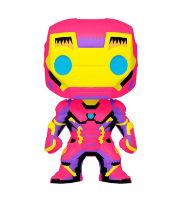 IRON MAN / BLACK LIGHT / FIGURINE FUNKO POP / EXCLUSIVE SPECIAL EDITION