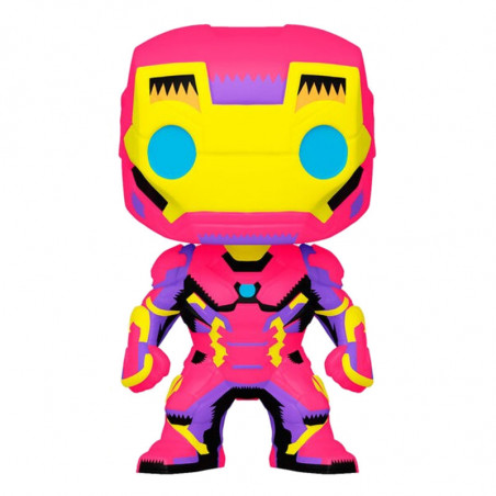 IRON MAN / BLACK LIGHT / FIGURINE FUNKO POP / EXCLUSIVE SPECIAL EDITION