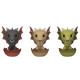 3- PACK DROGON,VISERION,RHAEGAL / GAME OF THRONES / FIGURINE FUNKO POP / EXCLUSIVE ECCC 2020