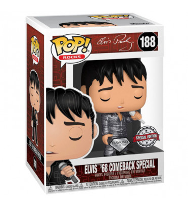 ELVIS 68 COMEBACK SPECIAL / ELVIS PRESLEY / FIGURINE FUNKO POP / EXCLUSIVE SPECIAL EDITION / DIAMOND