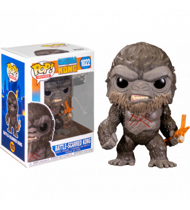 BATTLE SCARRED KONG / GODZILLA VS KONG / FIGURINE FUNKO POP