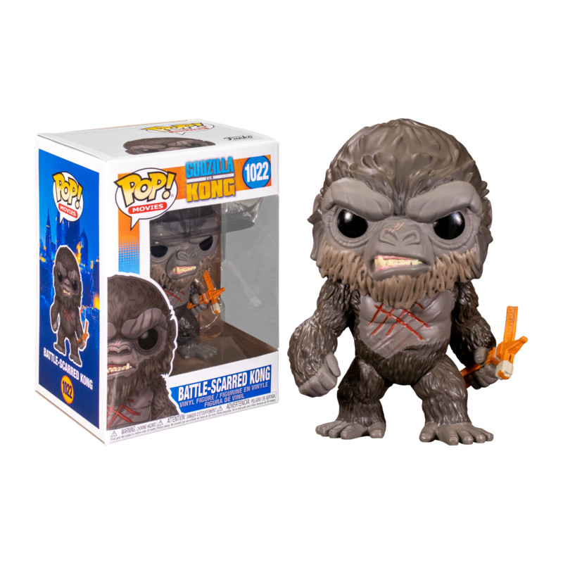 BATTLE SCARRED KONG / GODZILLA VS KONG / FIGURINE FUNKO POP