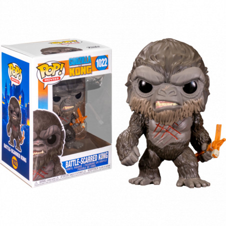 BATTLE SCARRED KONG / GODZILLA VS KONG / FIGURINE FUNKO POP