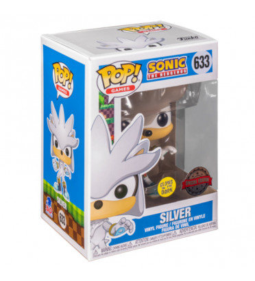 SILVER / SONIC THE HEDGEHOG / FIGURINE FUNKO POP / EXCLUSIVE SPECIAL EDITION / GITD