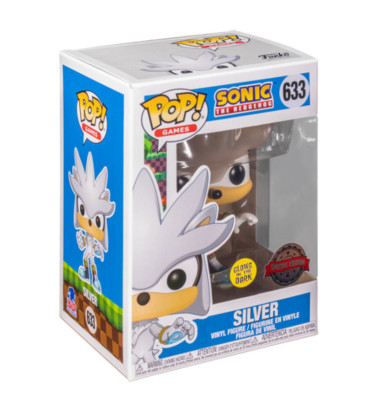 SILVER / SONIC THE HEDGEHOG / FIGURINE FUNKO POP / EXCLUSIVE SPECIAL EDITION / GITD SILVER / SONIC THE HEDGEHOG / FIGURINE FUNKO POP / EXCLUSIVE SPECIAL EDITION / GITD