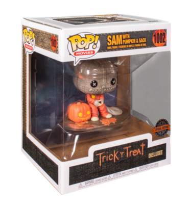 SAM WITH PUMPKIN AND SACK / TRUCK R TREAT / FIGURINE FUNKO POP / EXCLUSIVE SPECIAL EDITION SAM WITH PUMPKIN AND SACK / TRUCK R TREAT / FIGURINE FUNKO POP / EXCLUSIVE SPECIAL EDITION
