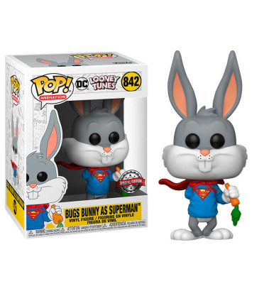 BUGS BUNNY AS SUPERMAN / LOONEY TUNES / FIGURINE FUNKO POP / EXCLUSIVE SPECIAL EDITION BUGS BUNNY AS SUPERMAN / LOONEY TUNES / FIGURINE FUNKO POP / EXCLUSIVE SPECIAL EDITION
