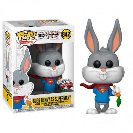 BUGS BUNNY AS SUPERMAN / LOONEY TUNES / FIGURINE FUNKO POP / EXCLUSIVE SPECIAL EDITION