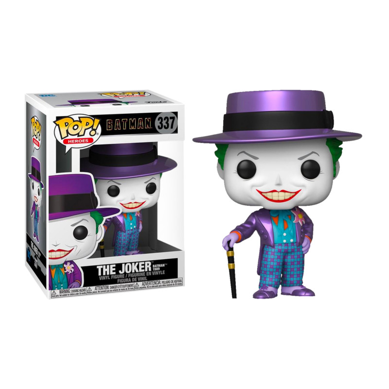 THE JOKER METALLIC / BATMAN 1989 / FIGURINE FUNKO POP / EXCLUSIVE SPECIAL EDITION