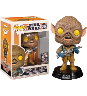 CHEWBACCA CONCEPT SERIES / STAR WARS / FIGURINE FUNKO POP / EXCLUSIVE GALACTIC CONVENTION 2020 CHEWBACCA CONCEPT SERIES / STAR WARS / FIGURINE FUNKO POP / EXCLUSIVE GALACTIC CONVENTION 2020