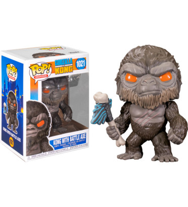 KONG WITH BATTLE AXE / GODZILLA VS KONG / FIGURINE FUNKO POP KONG WITH BATTLE AXE / GODZILLA VS KONG / FIGURINE FUNKO POP