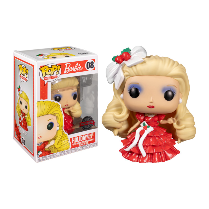 HOLIDAY BARBIE 1988 / BARBIE / FIGURINE FUNKO POP / EXCLUSIVE SPECIAL EDITION