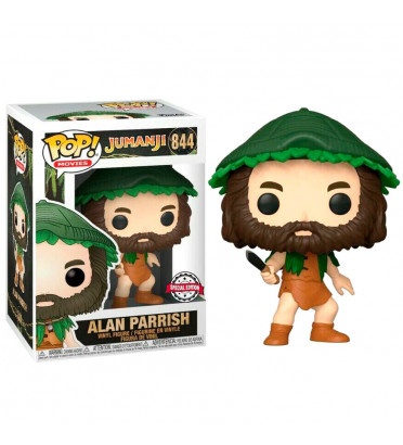 ALAN PARRISH WITH KNIFE / JUMANJI / FIGURINE FUNKO POP / EXCLUSIVE SPECIAL EDITION