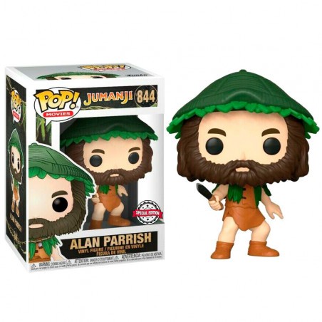 ALAN PARRISH WITH KNIFE / JUMANJI / FIGURINE FUNKO POP / EXCLUSIVE SPECIAL EDITION