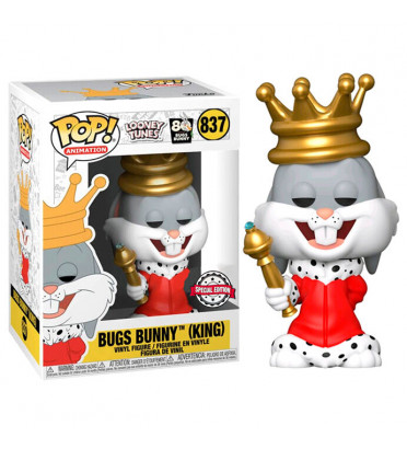 BUGS BUNNY KING / LOONEY TUNES / FIGURINE FUNKO POP / EXCLUSIVE SPECIAL EDITION