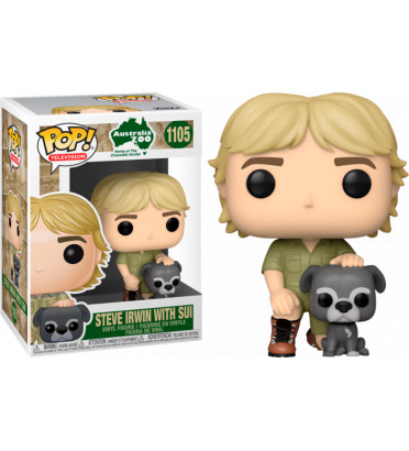 STEVE IRWIN WITH SUI / CROCODILE HUNTER / FIGURINE FUNKO POP